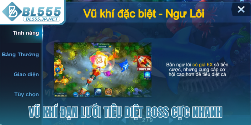 Vũ khí Đạn Lưới tiêu diệt Boss cực nhanh